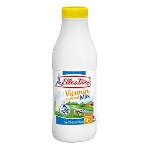 Elle & Vire Lait Vitamin Enriched Milk 1 L
