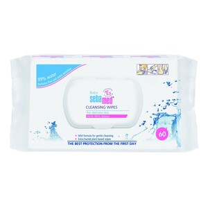 Sebamed Baby Wipes with 99% Water 60's
