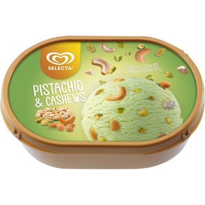 Selecta Icecream Pistachio and Cashew 750 ml