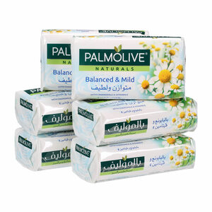 Palmolive Naturals Banaced & Mild Soap 170 g × 6 Pack