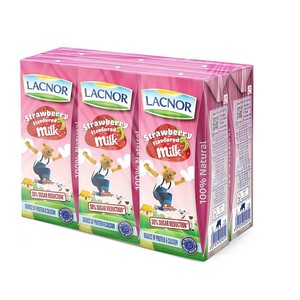 Lacnor Junior Milk Strawberry 125 ml