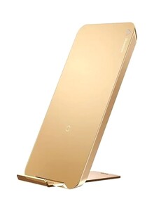 Baseus 2 in 1 Multifunctional Wireless Charging Stand and Pad 10W Gold