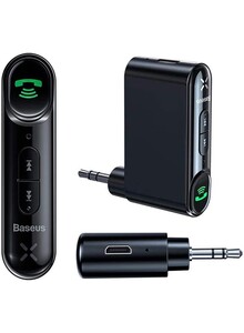 Baseus Bluetooth Aux Adapter, Bluetooth 5.0 Audio Receiver for Wireless Music Stream with Hand-free Call, aptX LL, 10H Play Time, Auto-Repair for Car Speaker, Headphone, Audio Sound System, etc.